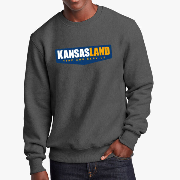 Sport-Tek Super Heavyweight Crewneck Sweatshirt w/Printed Logo Thumbnail